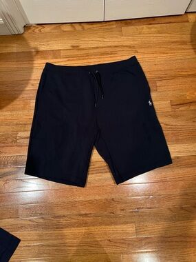 Ralph Lauren Navy Blue Polo Logo Waistband Shorts